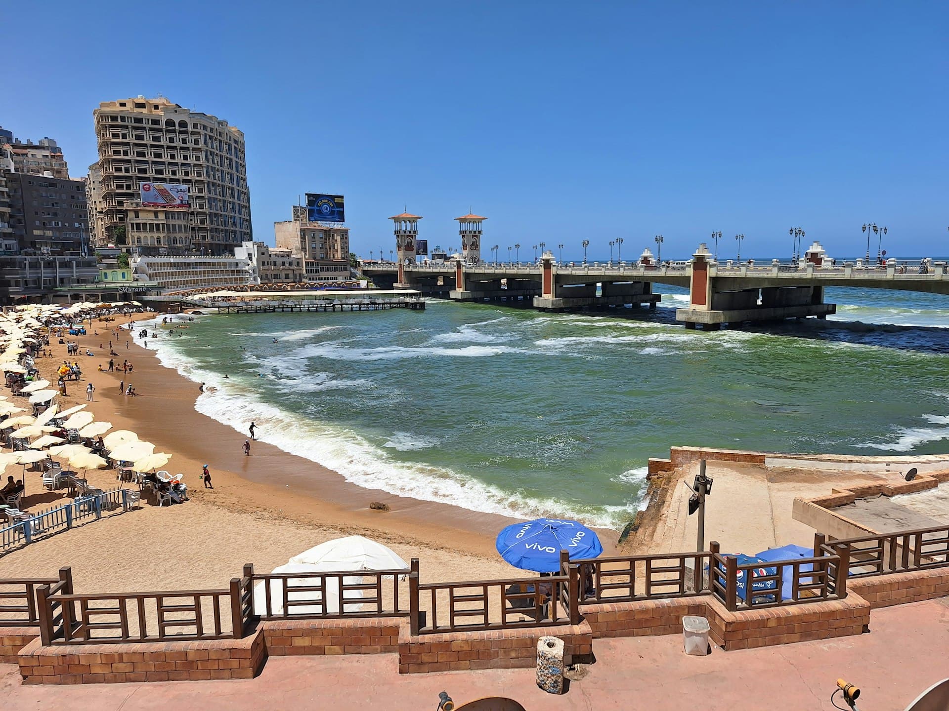 The Mediterranean coast at Alexandria
